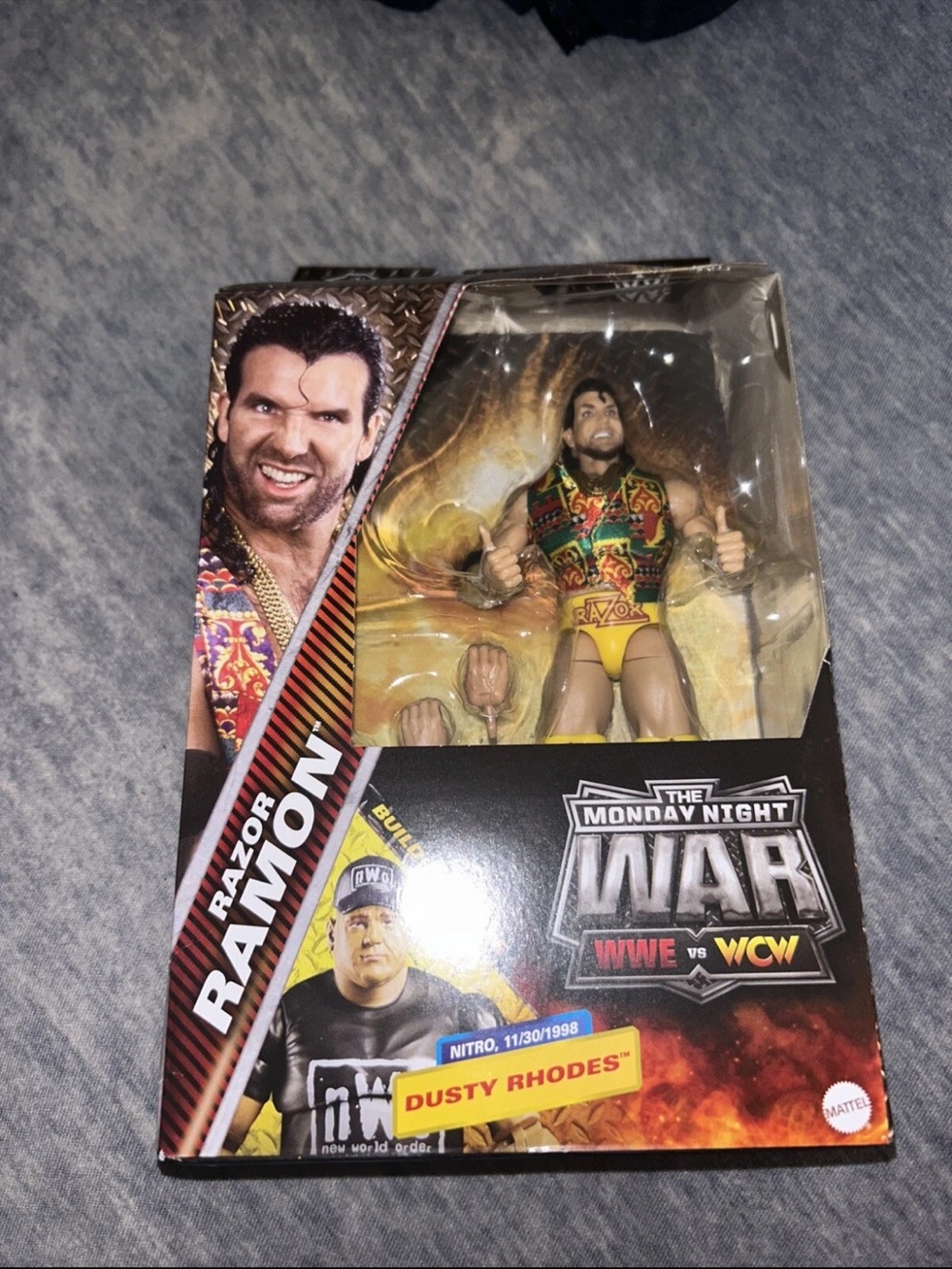 WWE Elite Collection Razor Ramon The Monday Night War Build Figure Dusty Rhodes